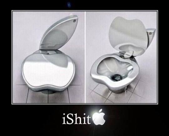 iShit školjka: Samo za fine guzice