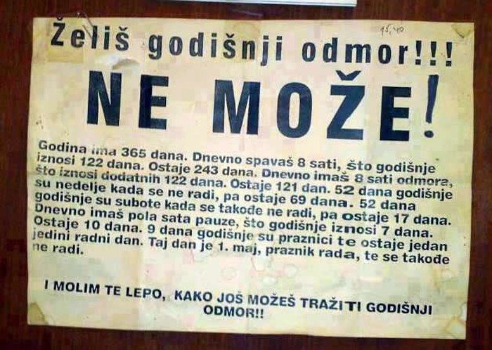 Godišnji odmor je prljava laž: Sindikati razotkriveni!