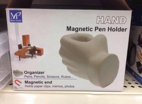 Da, da, držač olovaka, sigurno..