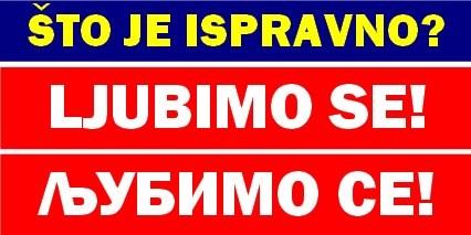 Ćirilica ili latinica: Koje je "ispravno" pismo?