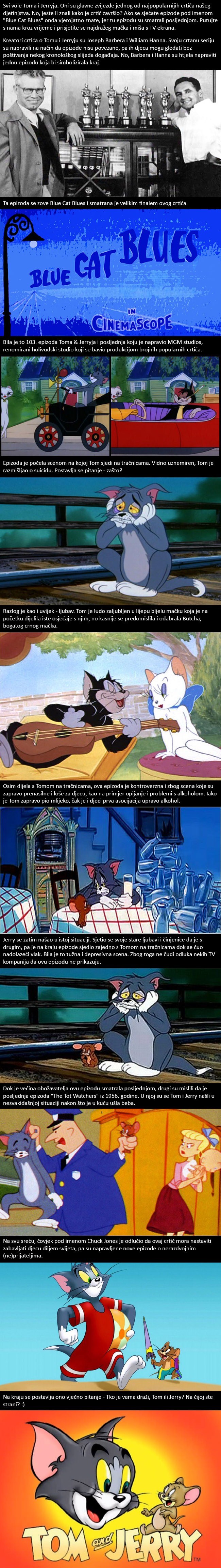 Pročitajte srceparajuću priču o posljednjoj epizodi popularnog crtića "Tom & Jerry"