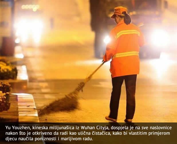 Milijunašica koja mete ulice kako bi odgojila djecu