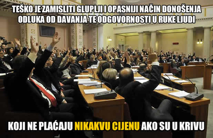 Političari: Masna plaća, a odgovornost nula bodova?