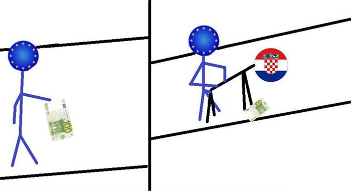 Poza Hrvatske u EU