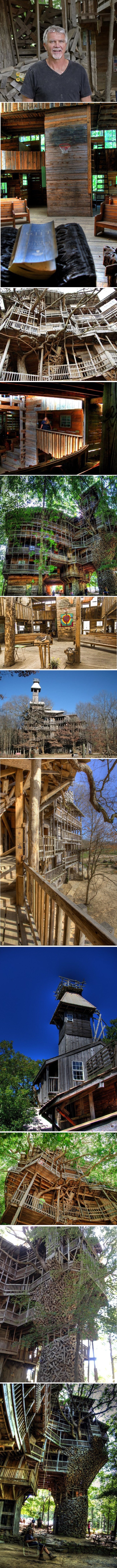 Ovaj je svećenik izgradio najveću kućicu na drvetu 