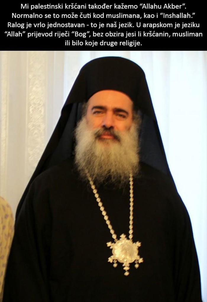 Vrlo je jednostano objasnio zašto i kršćani govore "Allahu Akbar"