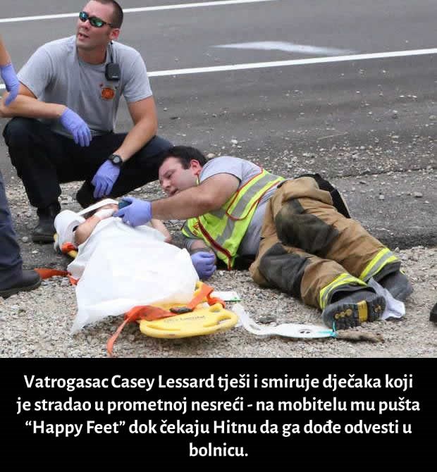 Vatrogasac dirljivom gestom oduševio svijet