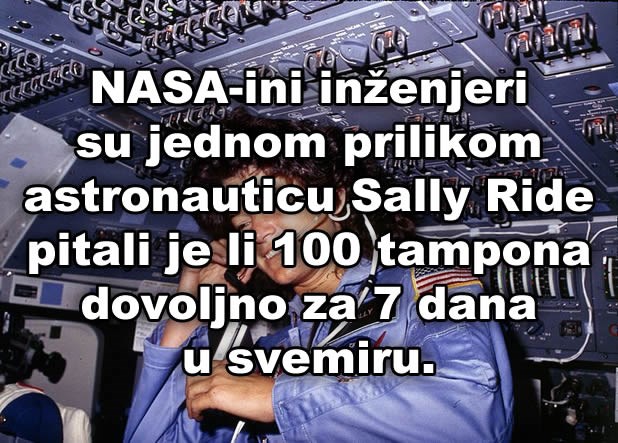 NASA zna o svemiru, ali o ženama nula bodova