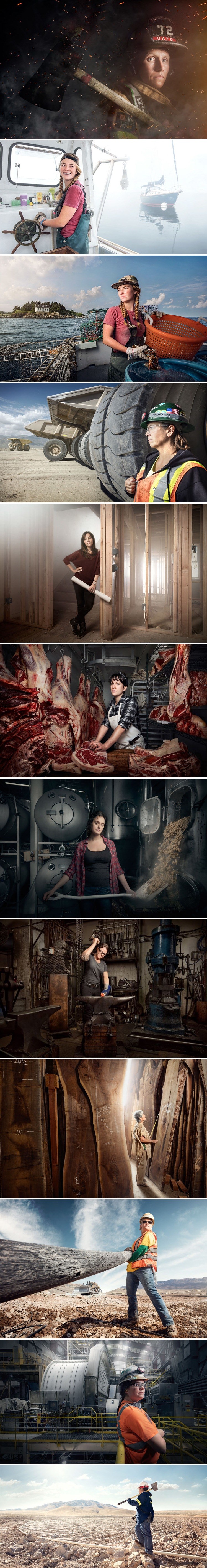 Inspirirajuće fotografije žena koje rade "muške" poslove dokaz su da kod zapošljavanja spol i nije toliko bitan