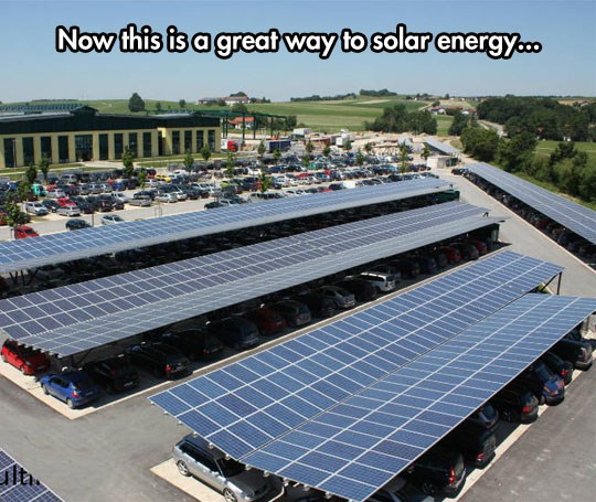 Solarni parking: Em hlad, em struja