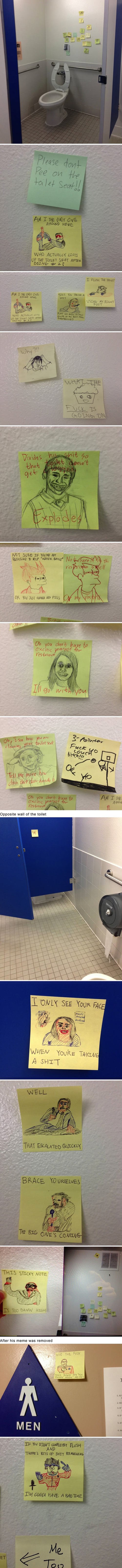 Ovo su ljudi pronašli u muškom wc-u jednog američkog fakulteta