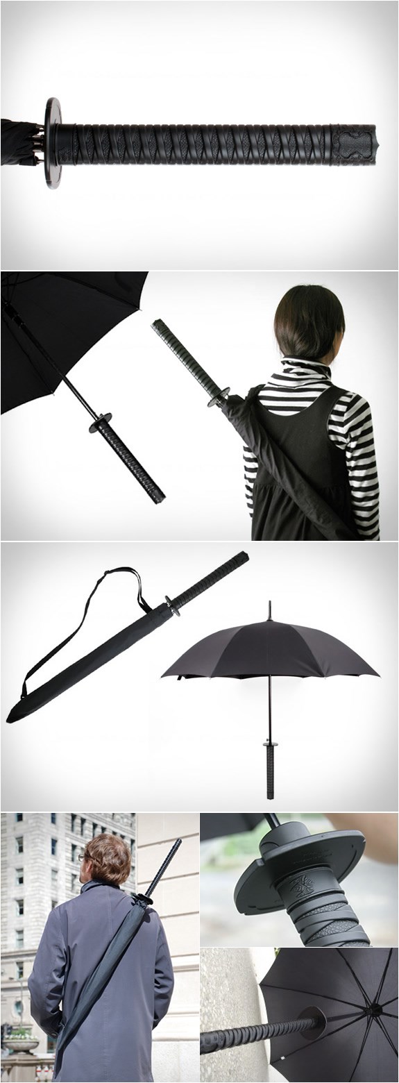 Samurajski kišobran: Sreži kišu u koljenima i budi kul