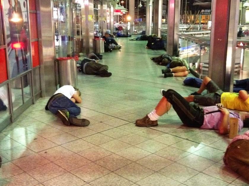 Ulice i kolodvori nakon Oktoberfesta