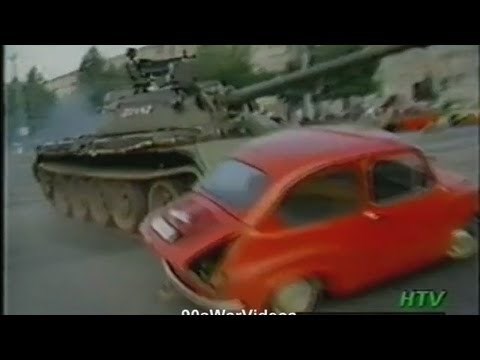 Crveni Fićo protiv tenka, Osijek 1991.