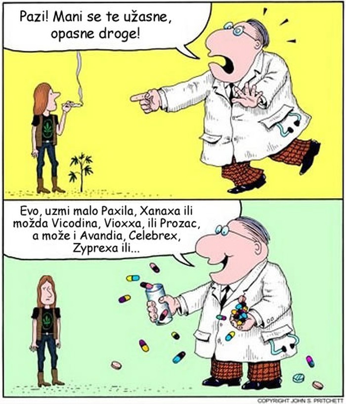 Ne budi slabić, mani se droge i navuci se na lijekove!