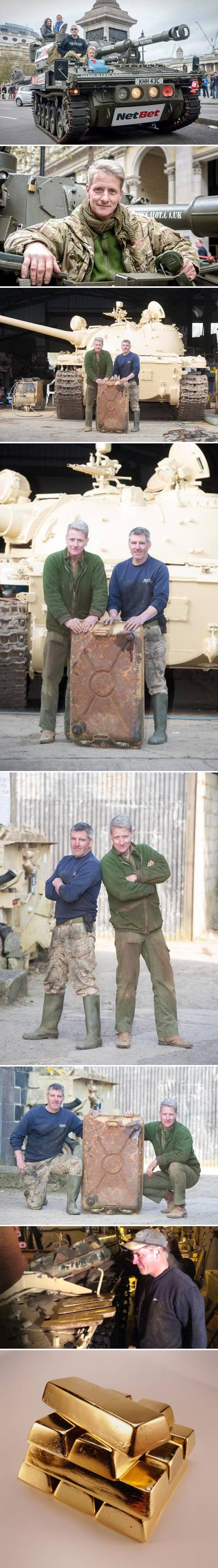 Koji sretnik! Ovo je zadnja stvar koju biste očekivali u starom tenku!