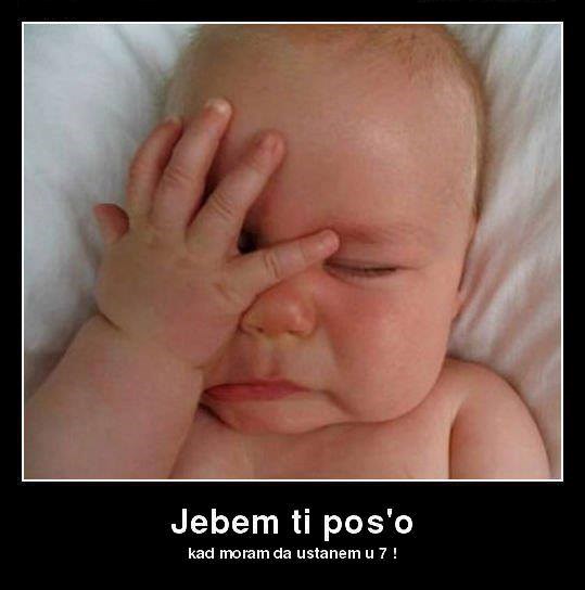 Dobro jutro, ustaj roblje!