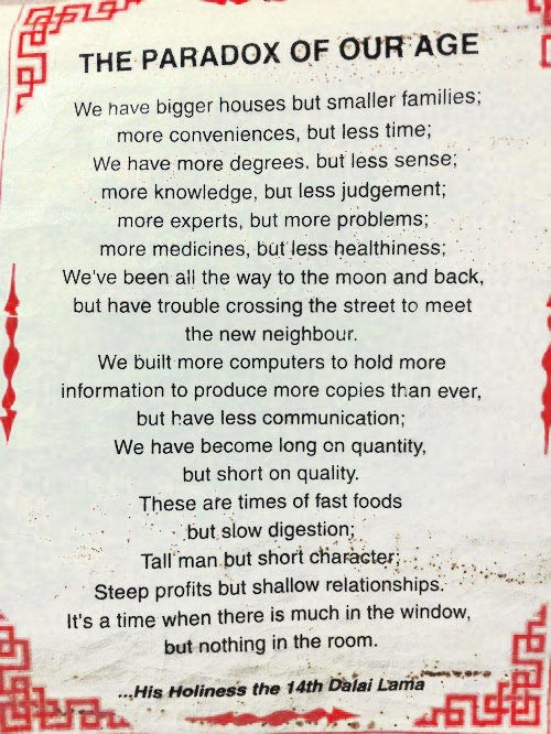 Što ne valja s današnjim čovječanstvom - Dalai Lama