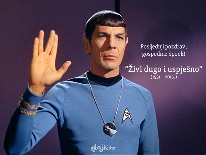 Zbogom, Mr. Spock, mirne ti "zvjezdane staze"