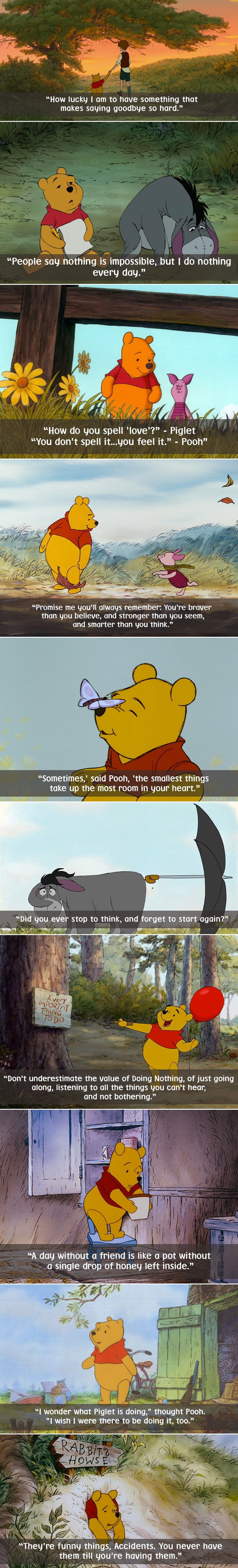 Najvažnije lekcije o životu kojima nas je naučio Winnie The Pooh