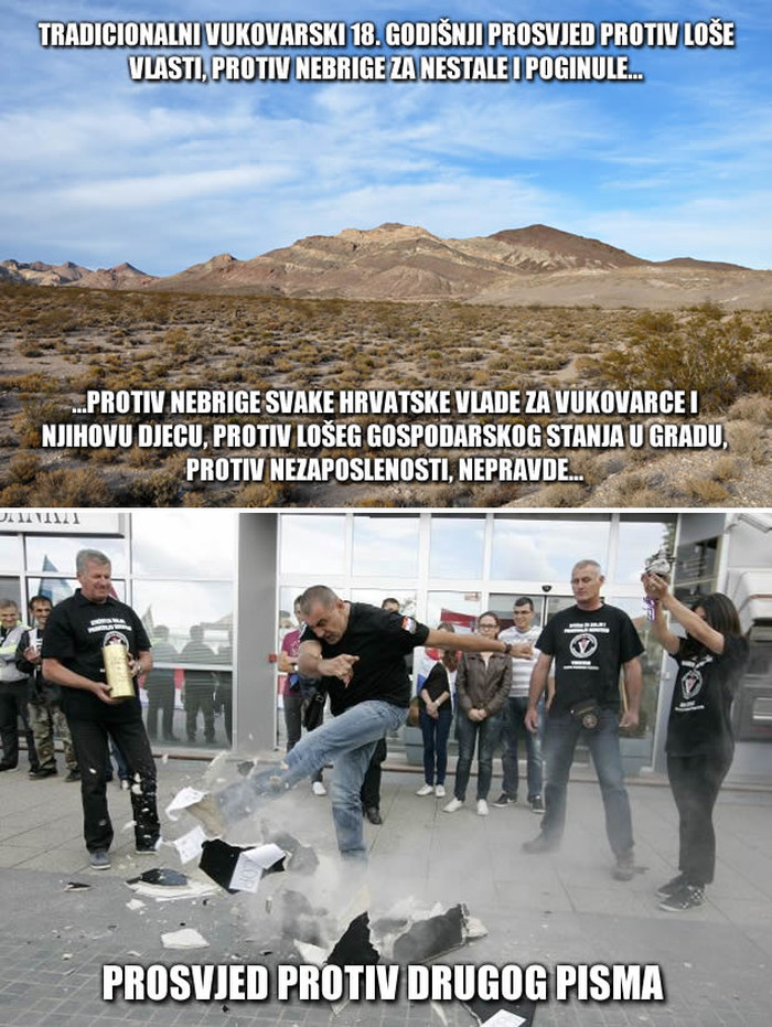 U Vukovaru se živi kao u raju, problem je samo ćirilica
