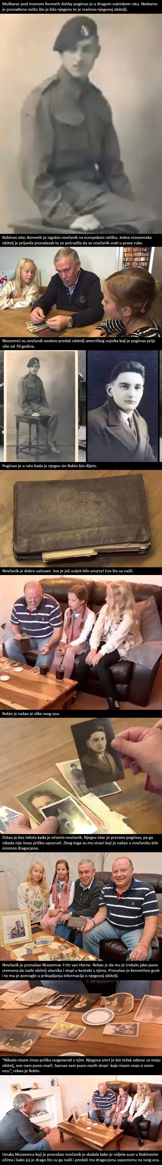 Obitelj dobila novčanik izgubljen prije više od 70 godina