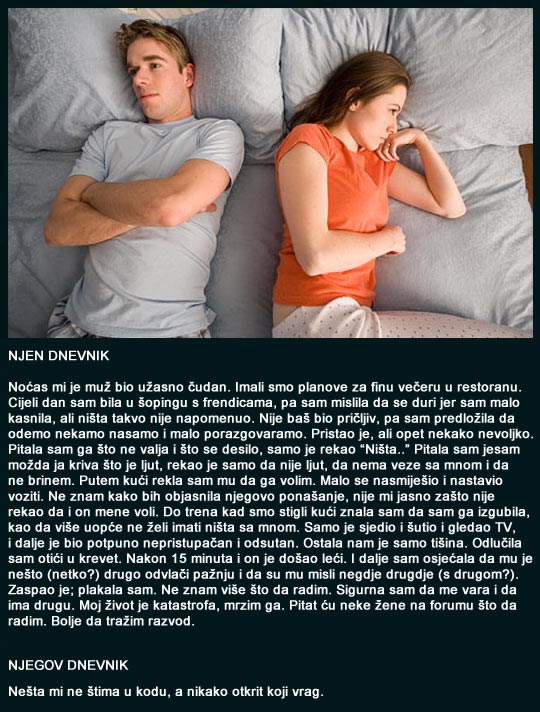 Razlika između muškaraca i žena u jednoj rečenici