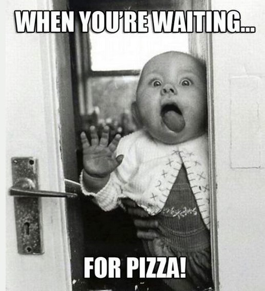Faca kad čekaš pizzu, a oni u gužvi