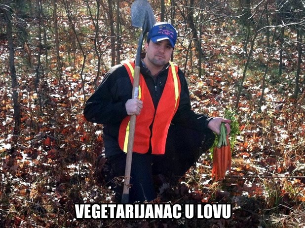 Vegetarijanac u lovu