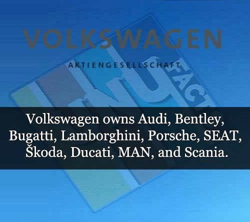 Znate li tko je vlasnik Audija, Bentleya, Bugattija..?