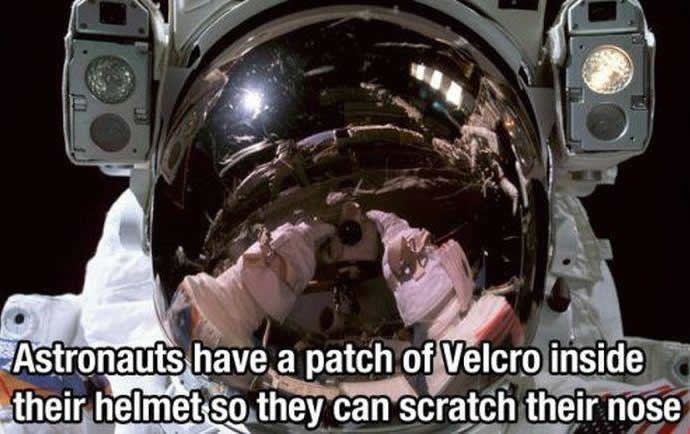 Kako astronauti češkaju nos?