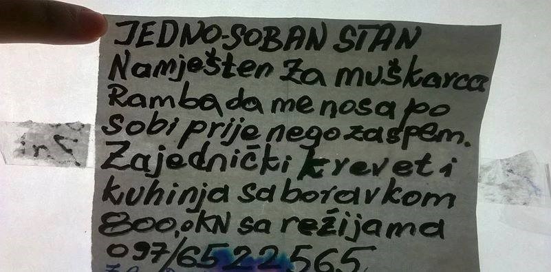Ova žena traži posebnog cimera koji mora ispunjavati jedan uvjet