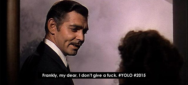 Da je "Prohujalo s vihorom" sniman danas