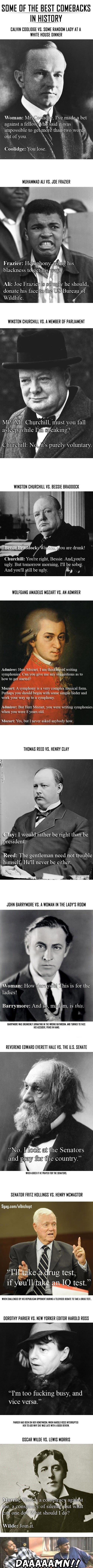 Najbolji "odjebi" slavnih povijesnih ličnosti