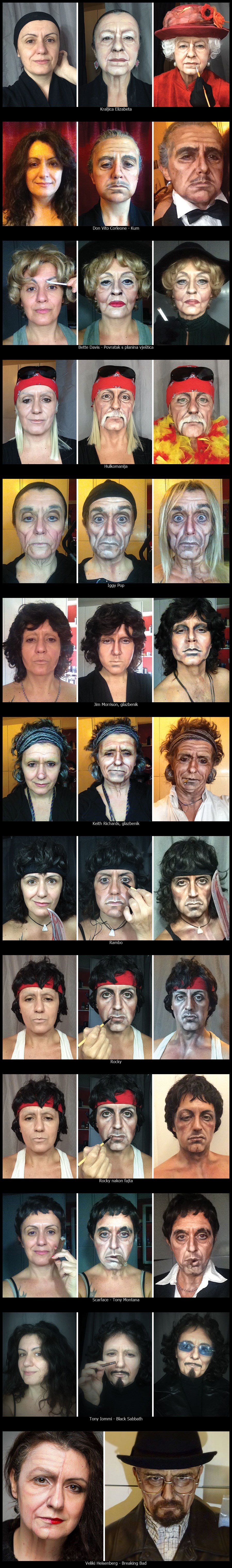 Pogledajte nevjerojatnu make up umjetnicu koja je svoj talent dovela do savršenstva