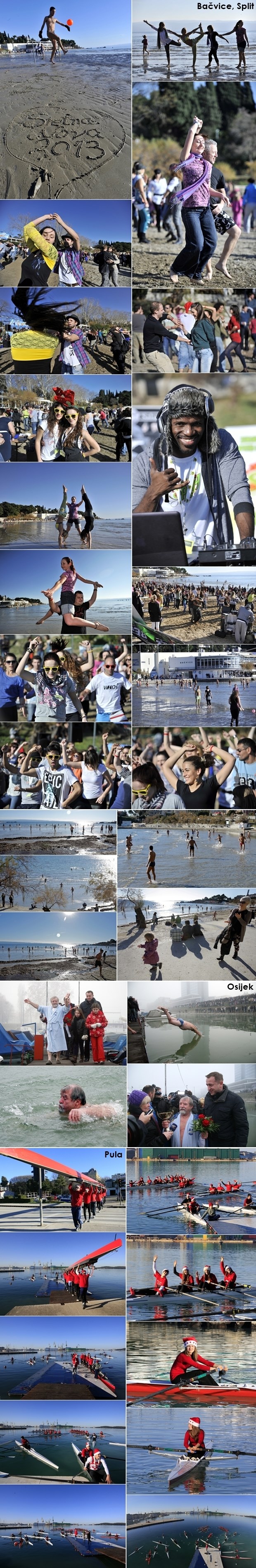 Ispraćaj Stare uz ples, kupanje i veslanje
