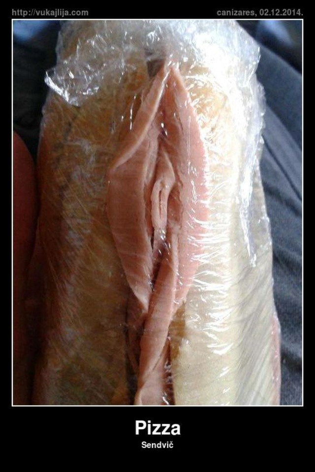 Ovaj sendvič se ne grize, nego liže :)