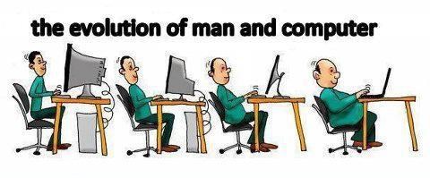 Evolucija - ljudi sve deblji, kompjuteri sve manji i tanji