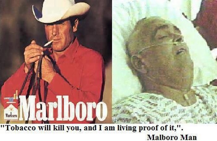 Bio je živući dokaz da cigarete ubijaju
