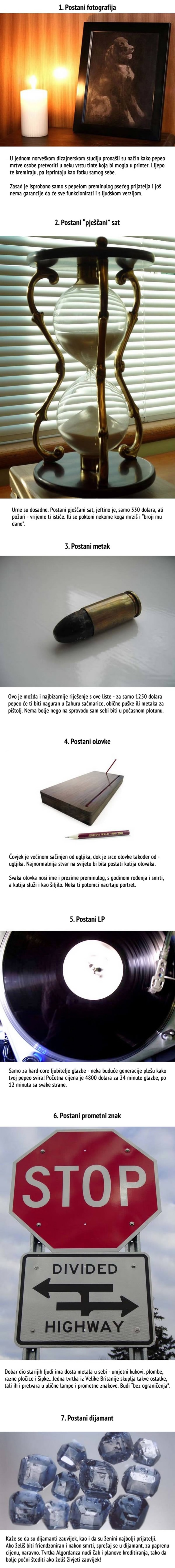 NAJLUĐI OBLICI SPROVODA: Želiš da te pretvore u dijamant nakon smrti?