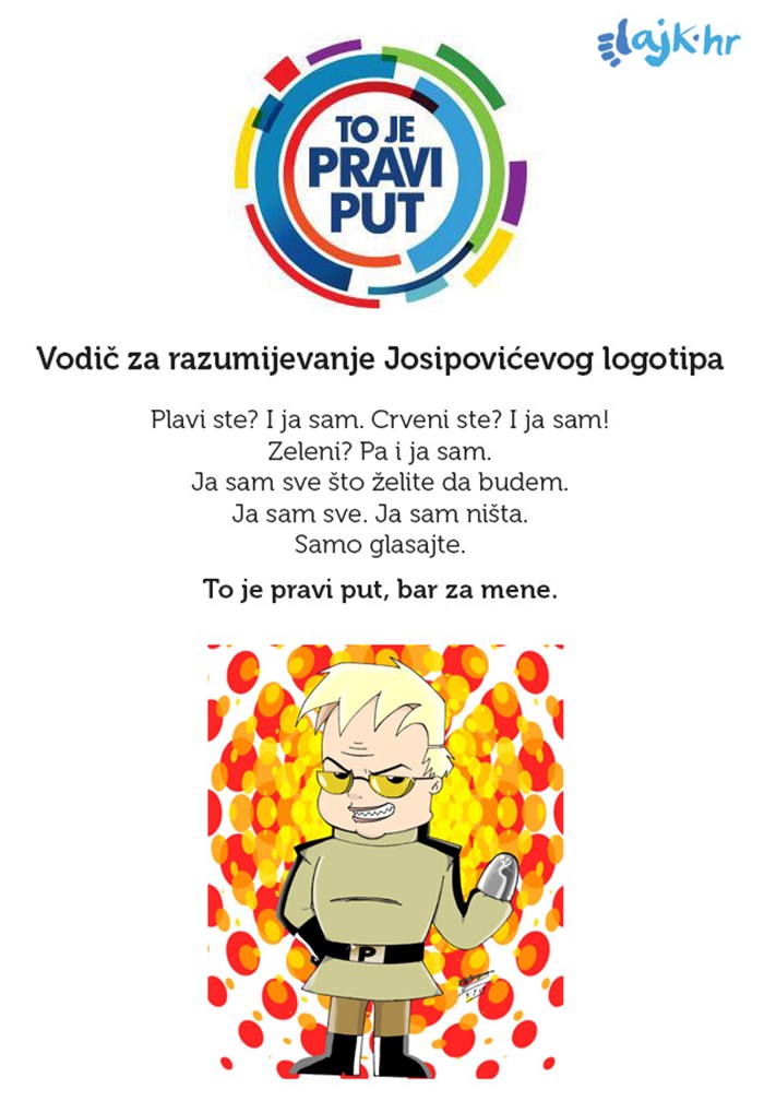 Ne kužiš Josipovićev logo?