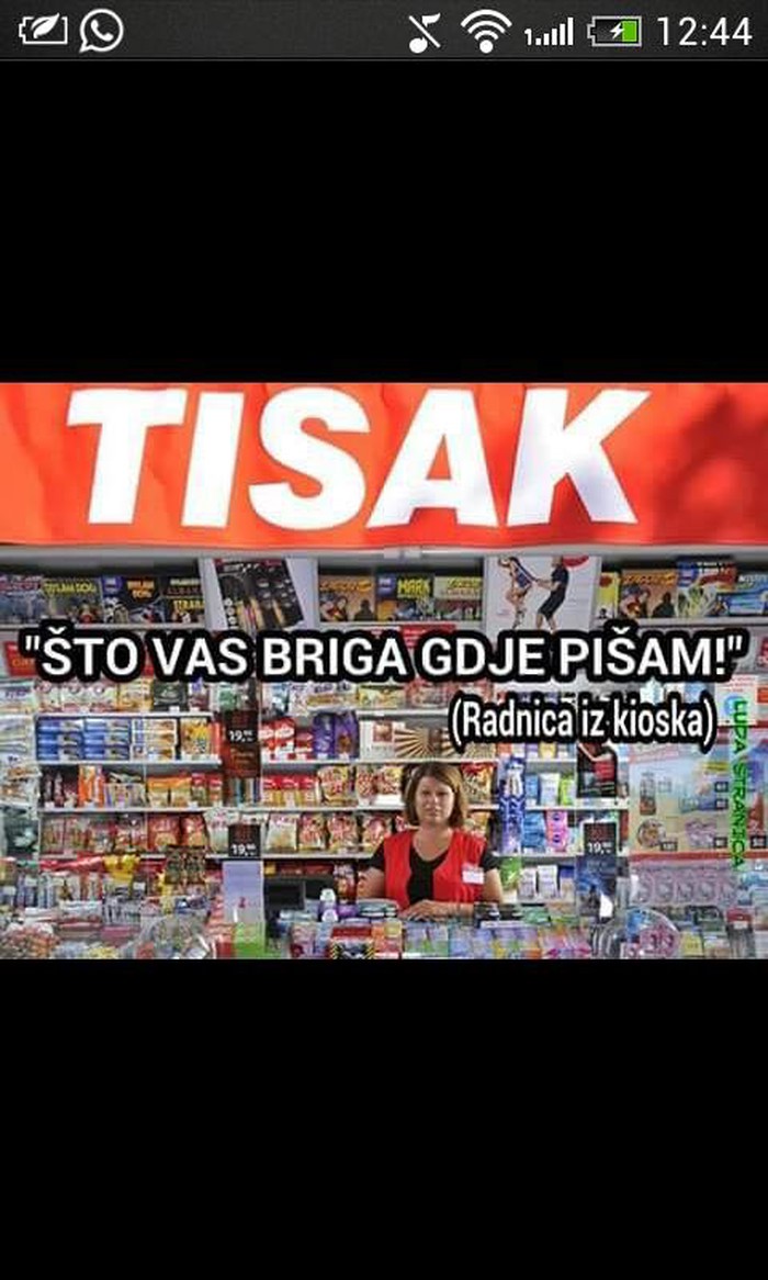 Gdje je wc u trafici?