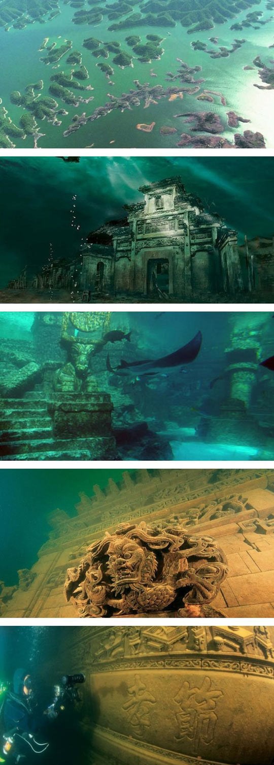 Podvodni grad Shi Cheng: Nevjerojatni prizori kineske Atlantide