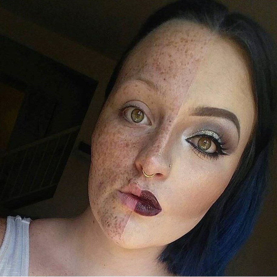 Nevjerojatna moć šminke: Isto lice, a dva potpuno različita izgleda