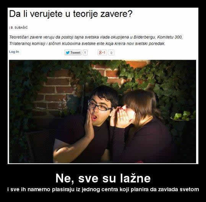 Najbolja teorija fanova teorija zavjera