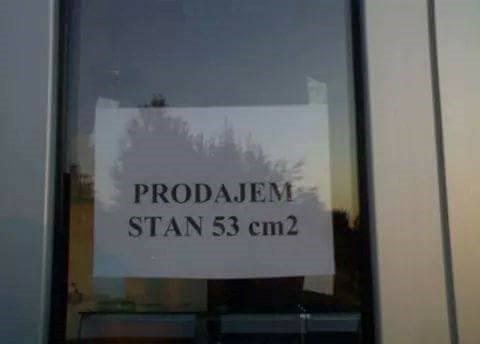 OGLAS: Prodaje li ovaj stan za ljude ili žohare? 