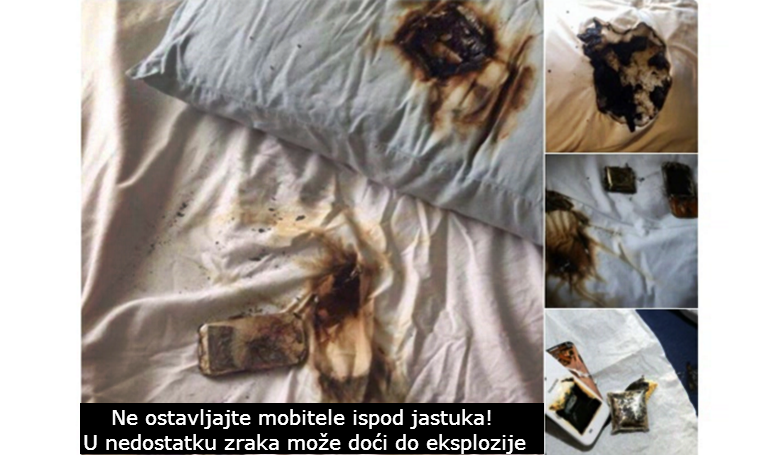 Mobitel vas može teško ozljediti!