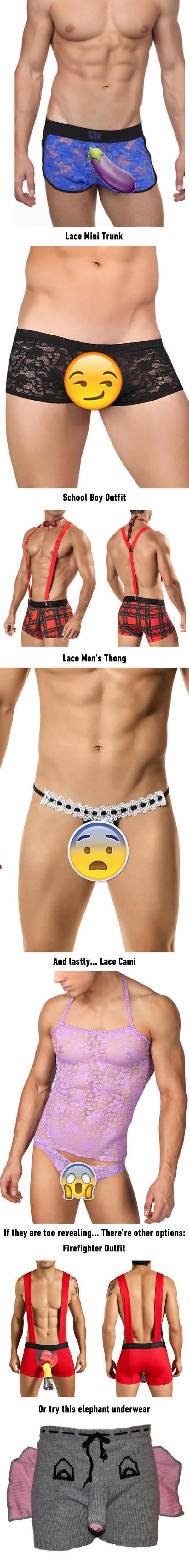 Niste znali da postoji čipkasto donje rublje i za muškarce?