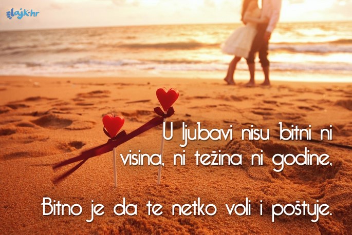 Za ljubav je najbitnije..