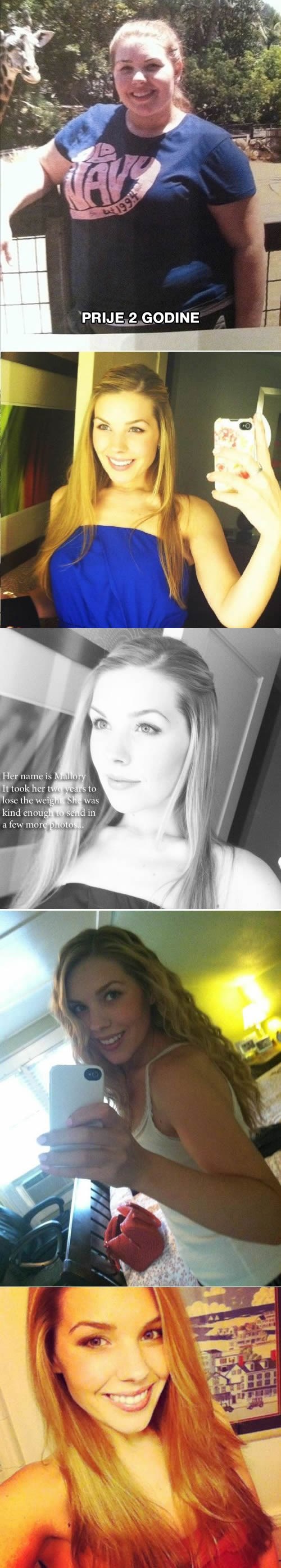 Debela djevojka 2 godine radila na sebi i postala komad